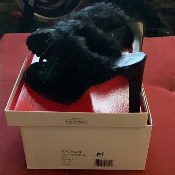 Coach.....black shoes - mules - Picture 3 of 4
